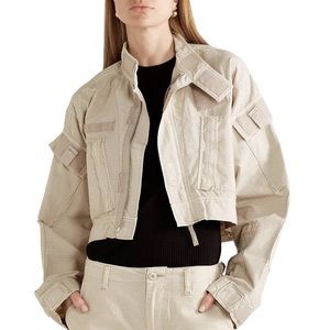 Re/done cropped jacket